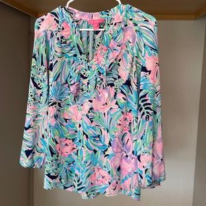 Lilly Pulitzer silk top
